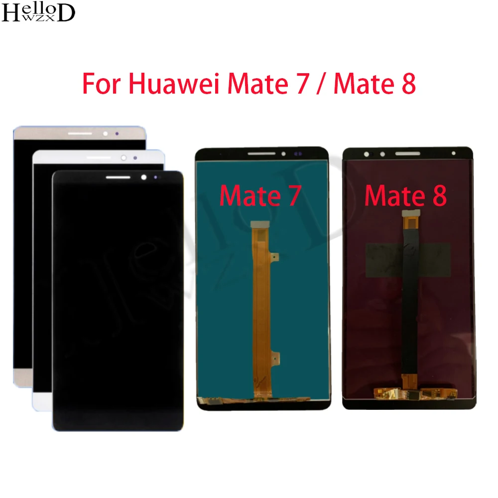 ЖК-дисплей для Huawei Mate 7 Mate 8, внешний стандартный дисплей, ЖК-дисплей, сенсорный экран, дигитайзер в сборе