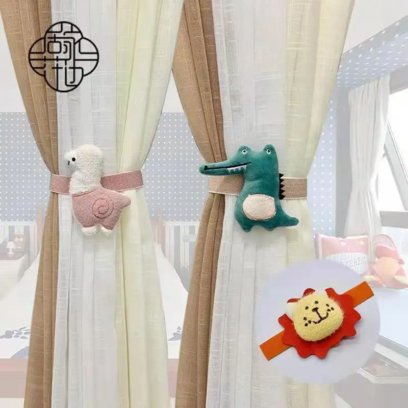 

1Pc Cartoon Curtain Tieback High Quality Elastic Holder Hook Buckle Clip Pretty Fashion Star Cloud Decorative Home Accessorie