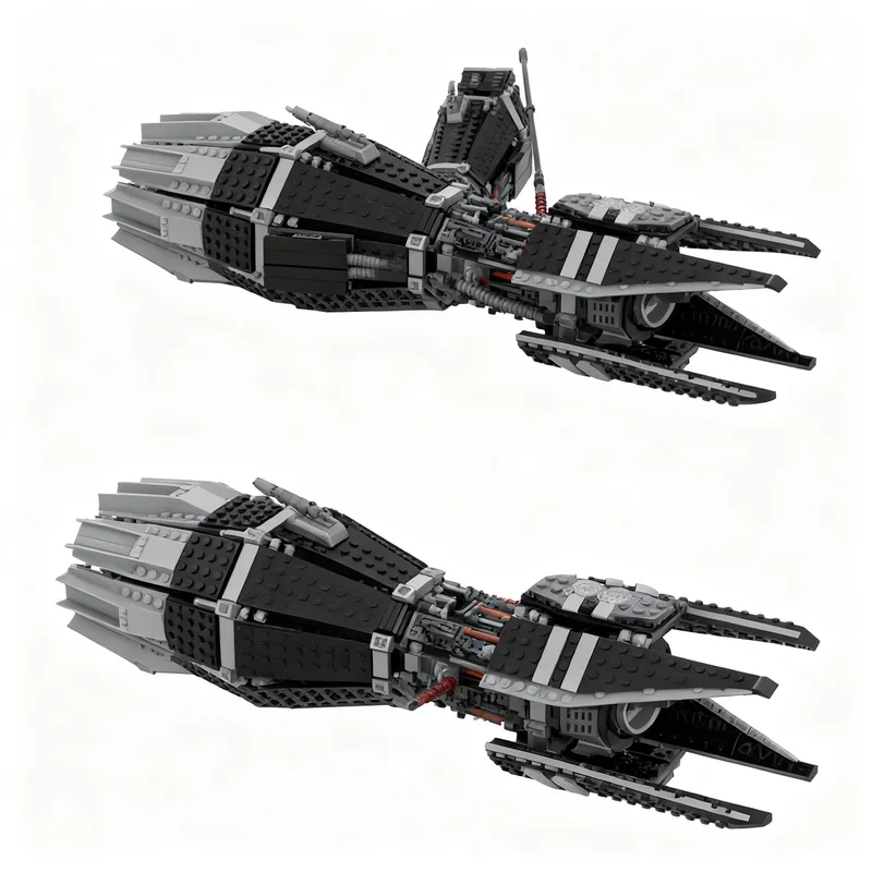 2156 деталей MOC SW - Модель Имперского Подрейсера из «Звёздной войны», строительные блоки, рождественский подарок, игрушки, конструктор, 3D-модель для демонстрации. (art.: 3920dd06f85ef) - 3920dd06f85ef