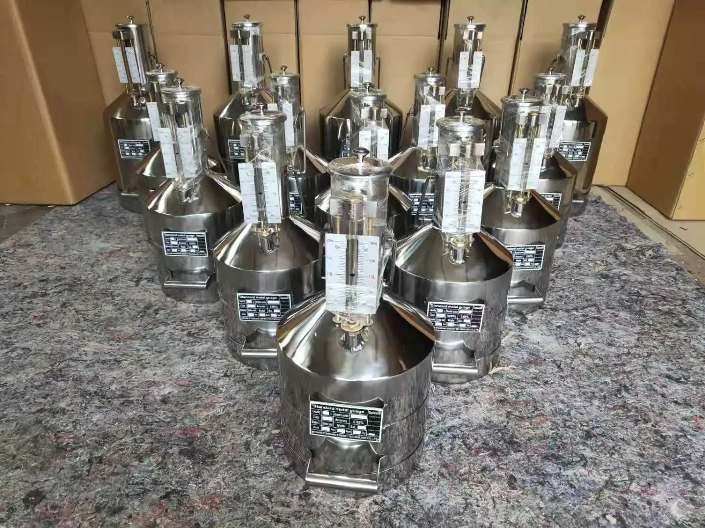 Резервуар со стандартным бензиновым калибром 20 л Серафин типа Ss Dikke Hals Standaard