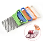 Кухонная искусственная игла, слайсер, безопасная вилка, слайсер для томатов, слайсер для фруктов, аксессуары для кухни, гаджеты
