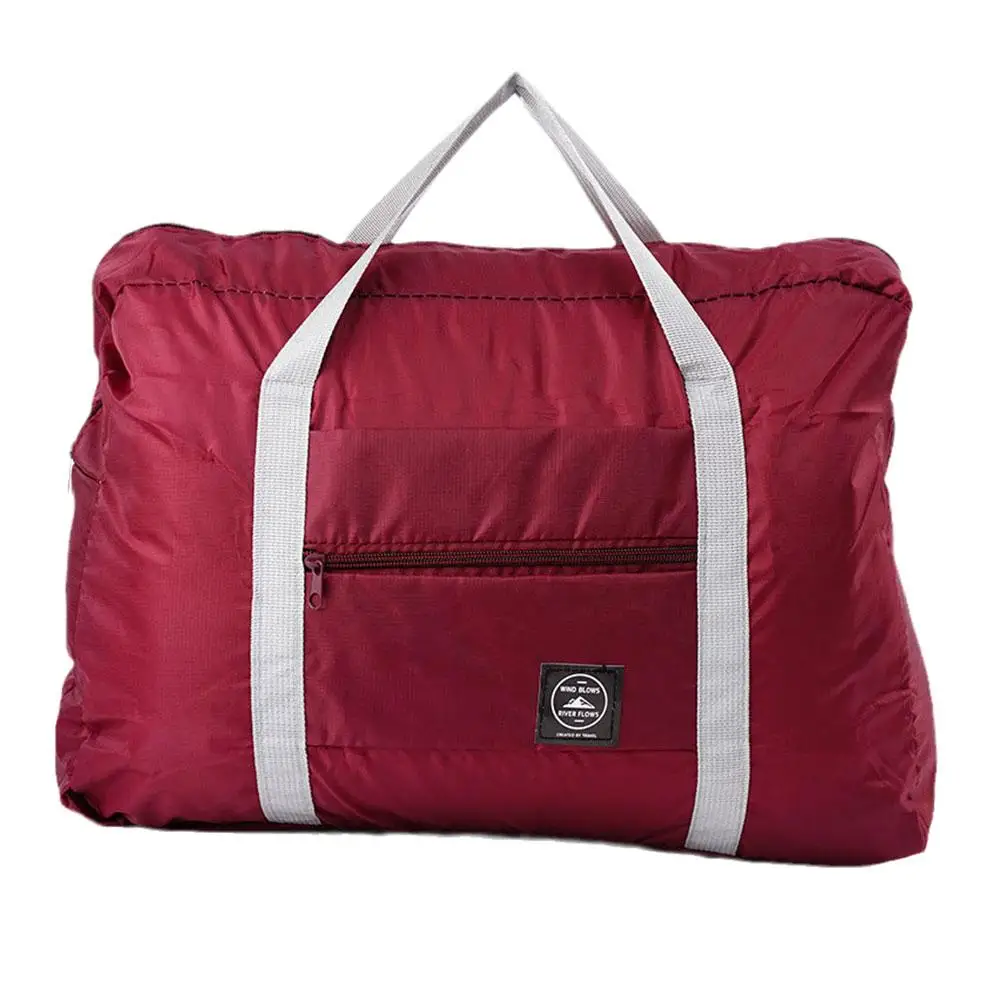 5 Colors Nylon Foldable Travel Bags Large Capacity Dropshipping Handbags Unisex Travel Men Bag Luggage Bags Women WaterProo F3A3 images - 6