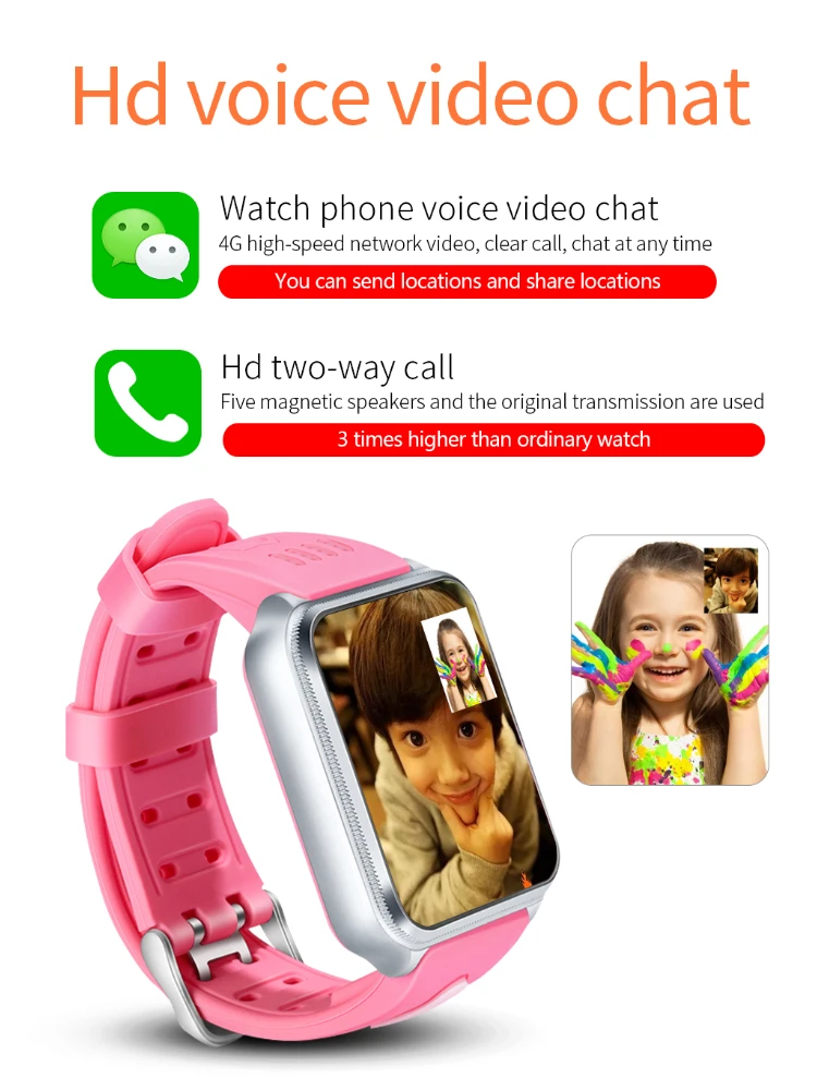 220volt h1 4g android os gps wifi location student children smart watch phone app install bluetooth smartwatch sim card w5 free global shipping
