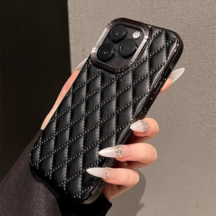 Черный iPhone12pro Ringer Small Fragrance iPhone15 Чехол для телефона iPhone14 Новый iPhone15promax Premium iPhone13