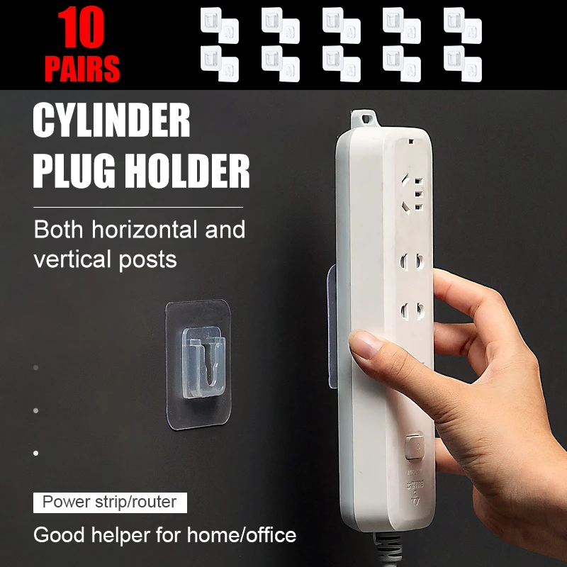 

5/10pair Double-Sided Adhesive Wall Hooks Suction Cup Multifunctional Sucker Hook Waterproof Hanger Household Storage Holder