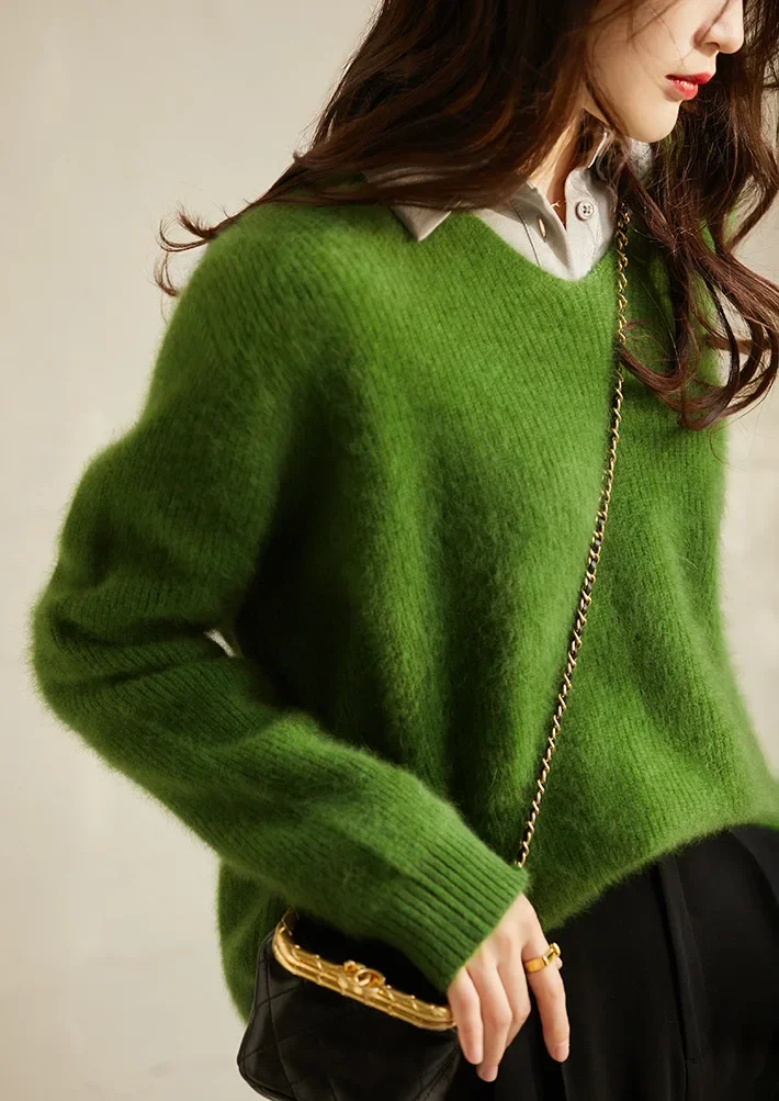 Универсальный утягивающий трикотажный свитер на осень/зиму — мягкий эластичный