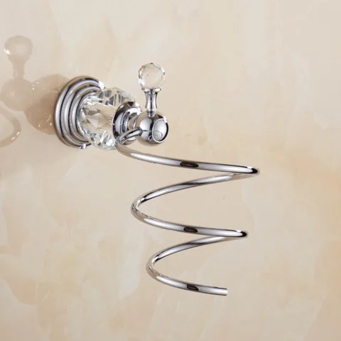 Европейский антикварный синий и белый фарфор, серебряный хрустальный держатель для бумаги, бумажная сетка, сетка для мыла, стойка для фена, оборудование для ванной комнаты