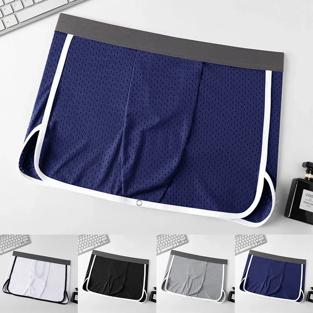 Трусы-боксеры мужские U-образные из вискозы с открытой промежностью