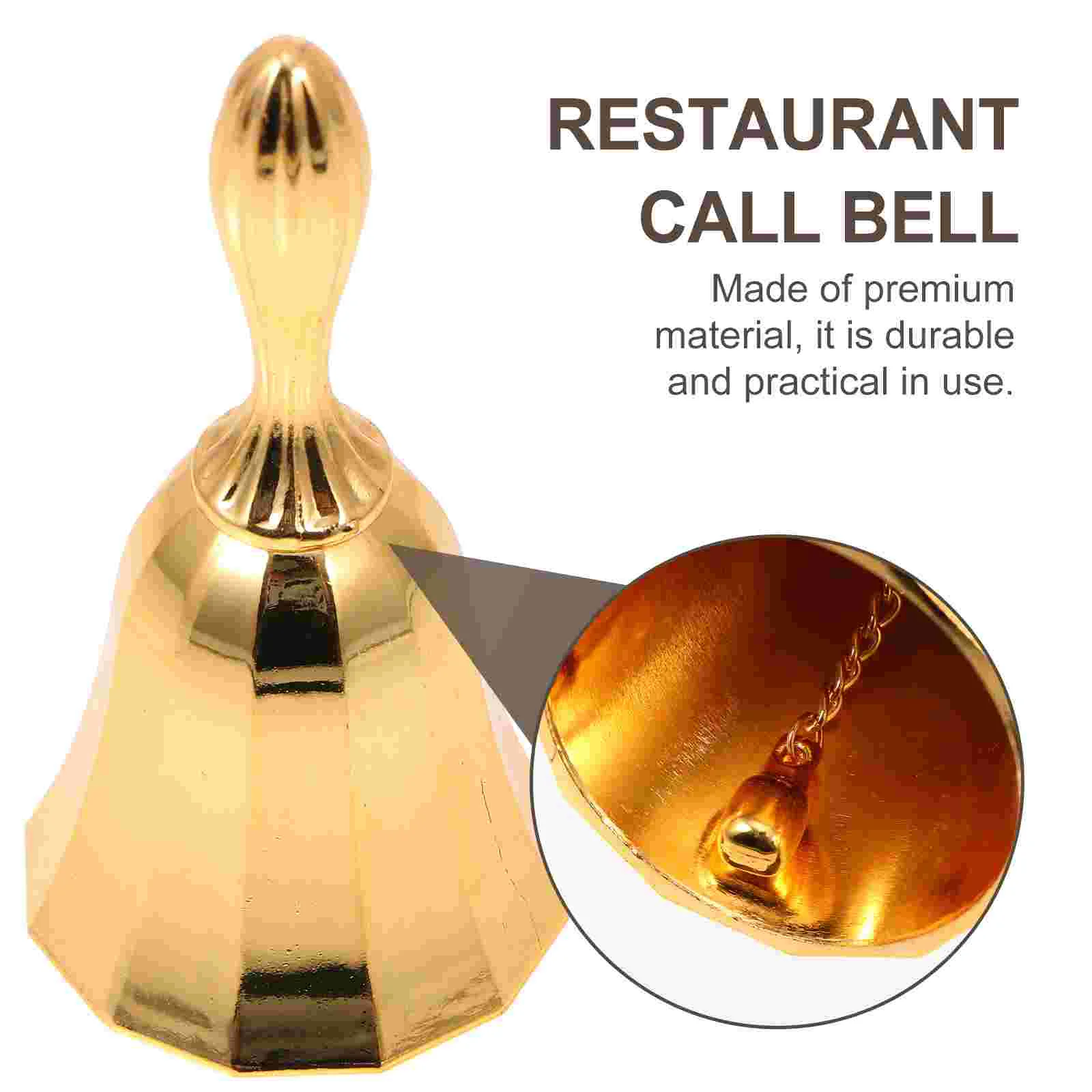 

Zine-alloy Hand Bell Retro Call Bell Decoration Bell for Home Restaurant