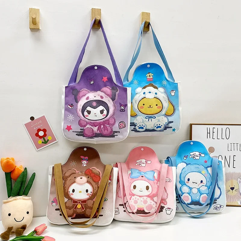 Новая детская сумка через плечо Sanrio Hello Kitty мультяшная легкая Милая модная для