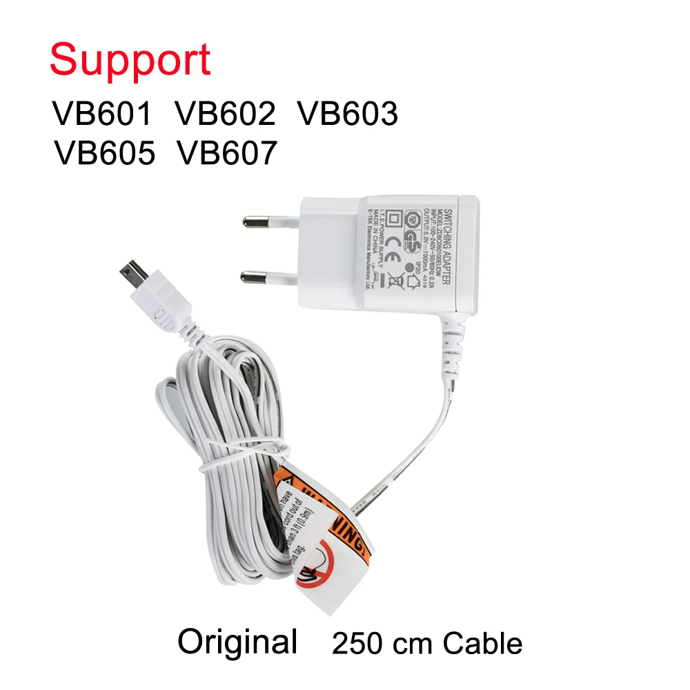Зарядное устройство с мини-USB разъемом 110-240 В VB601/VB603/VB605 | Безопасность и защита