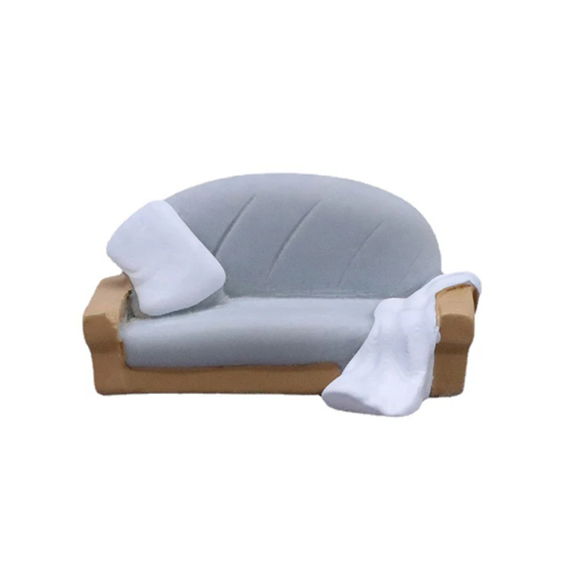 Миниатюрный Набор Мебели Для Кукольного Домика 1 Шт. DIY Диван-табурет И Украшения