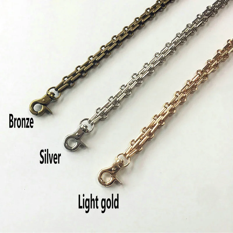 25Cm  Metal Chain For Shoulder Bag  Handbag Antique Bronze Strap Accessories Hardware