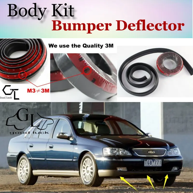 Дефлектор губ для бампера, губы для Ford Fairlane LTD MK5, передний спойлер, юбка для удачи, для друзей, настройка автомобиля/комплект кузова/полоса