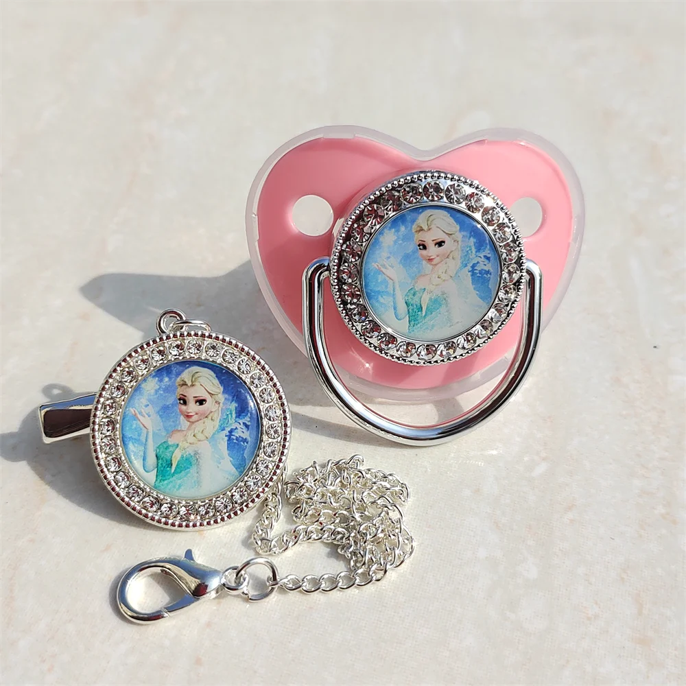 

Disney Pink Girls Baby Pacifier Newborn Silicone Pacifier BPA-free baby nipples BPA-free Baby Pacifier Dummies 0-24 months baby