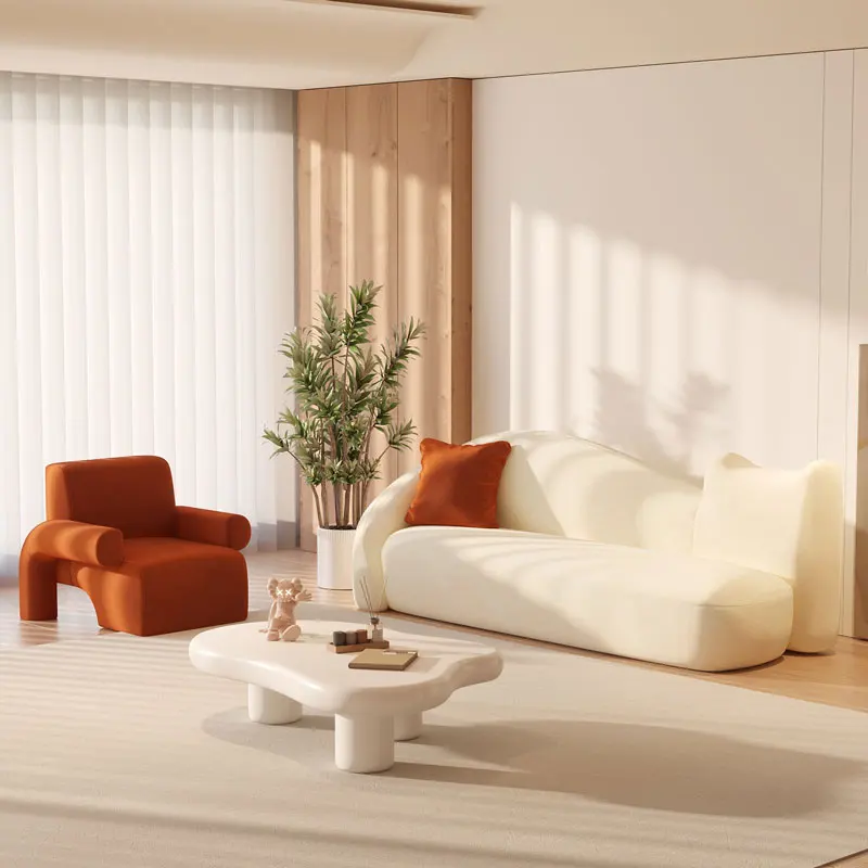 Уникальный диван для гостиной простой удобный милый дизайнерский бархатный с