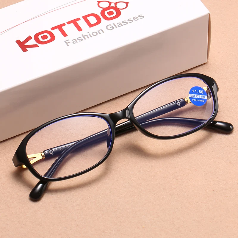 Vintage Anti-Blue Light Reading Glasses Women Presbyopia Men Computer Optical Hyperopia Eyewear+1.0+1.5+2.0+2.5+3.0 |