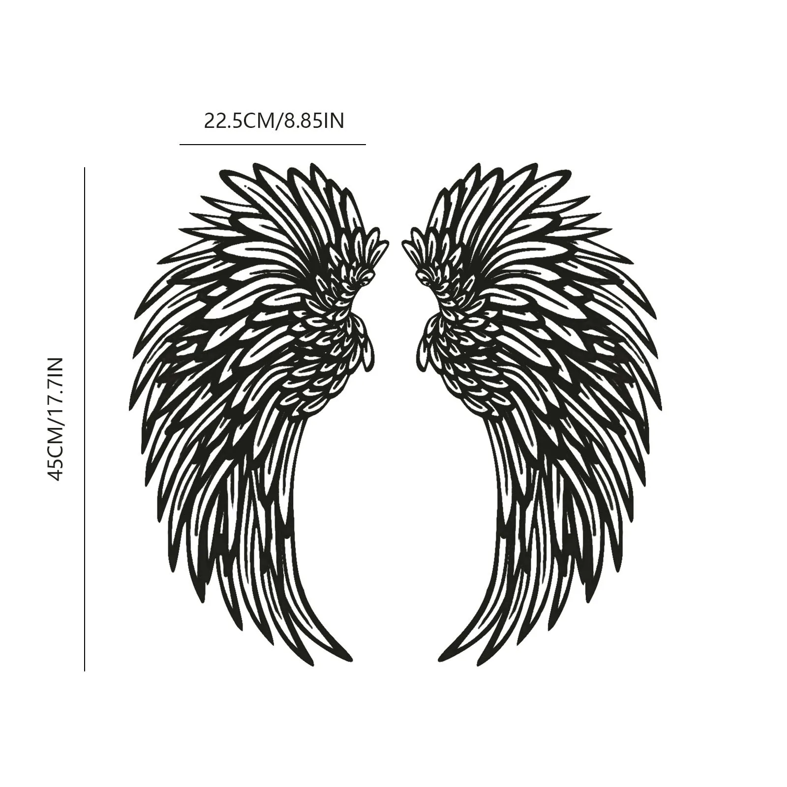 1 пара Светящиеся Крылья для украшения стен