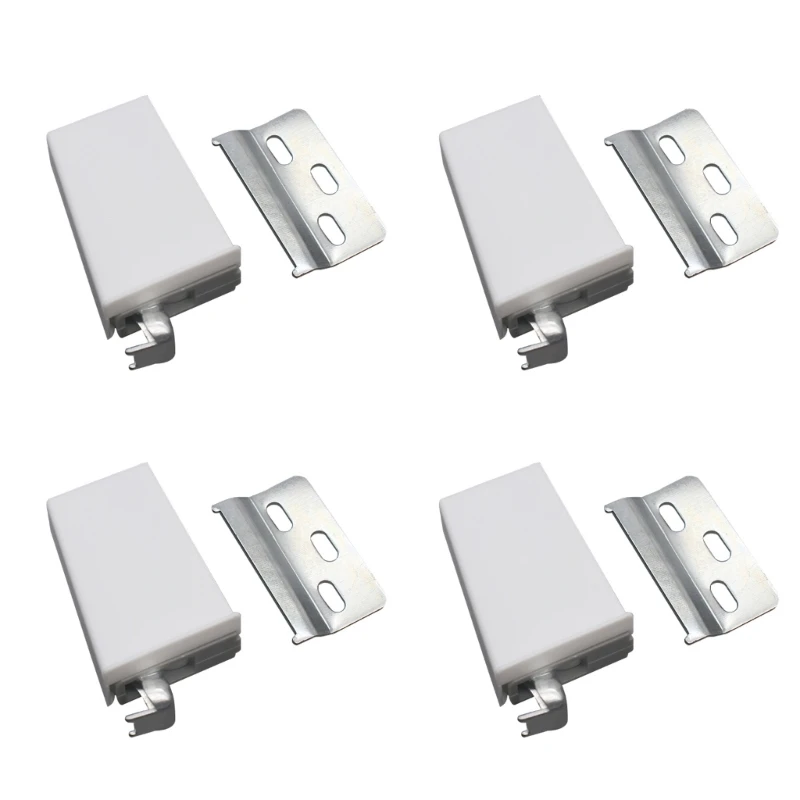 

4 упаковки прочной мебели для шкафа SuspensionFitings Пластиковые подвесные кронштейны для шкафа повышают стабильность и J60C