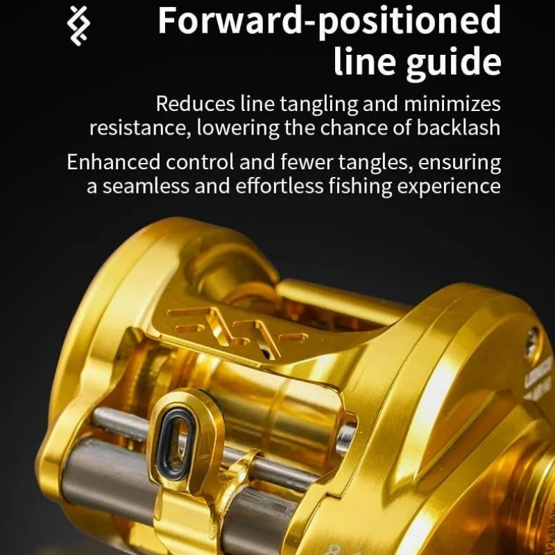 LOONGZE Airlite B5051MC BFS Baitcasting Reel Цельнометаллическая катушка Baitcast с передаточным числом 7,1:18,1:1, сверхлегкая тонкая рыбалка (art.: 3920d495e552e) - 3920d495e552e