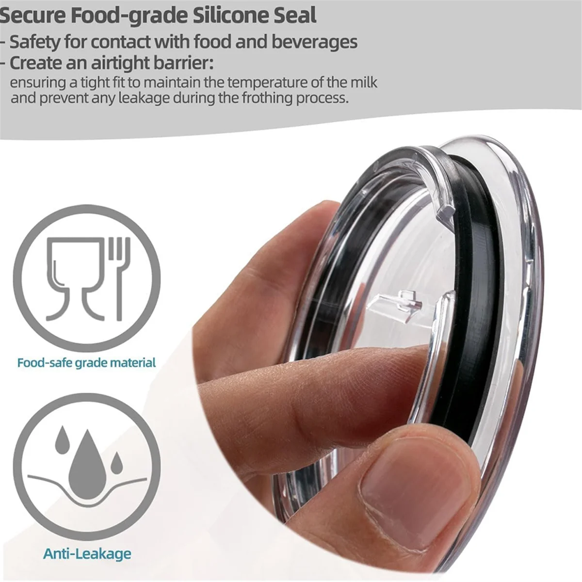 Крышка и уплотнение для вспенивания молока запасные части машины Nespresso Aeroccino 3 3R