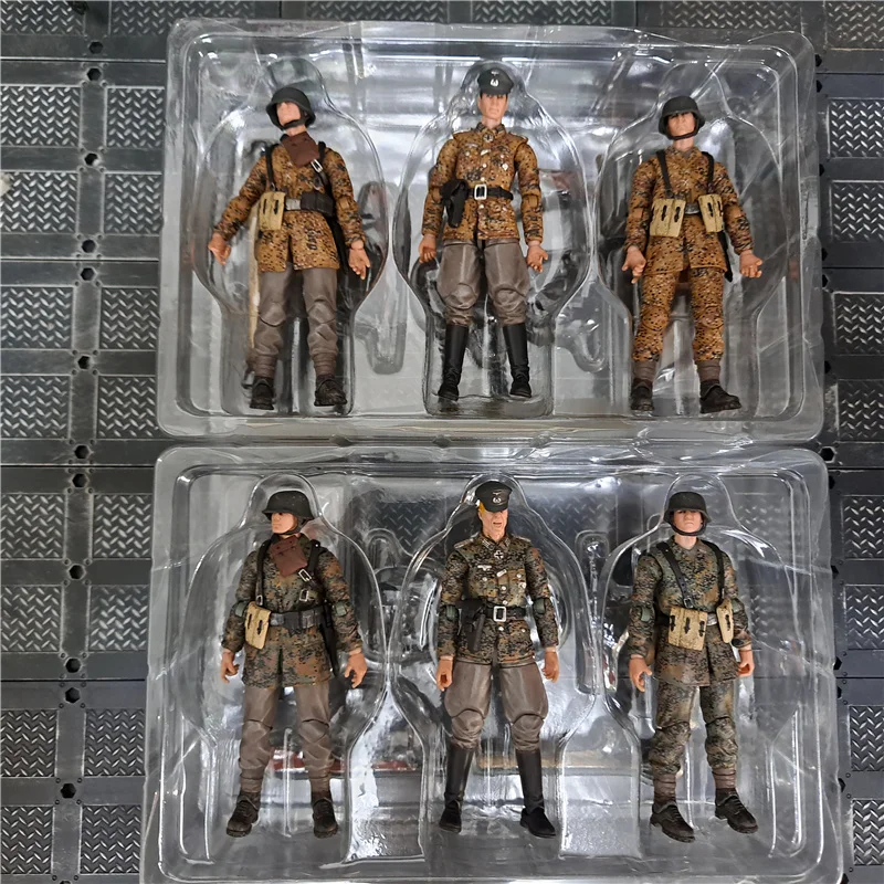 

1/18 Military Camouflage Mountain Division Army Force Moveable Full Set 3.75inch Action Figure