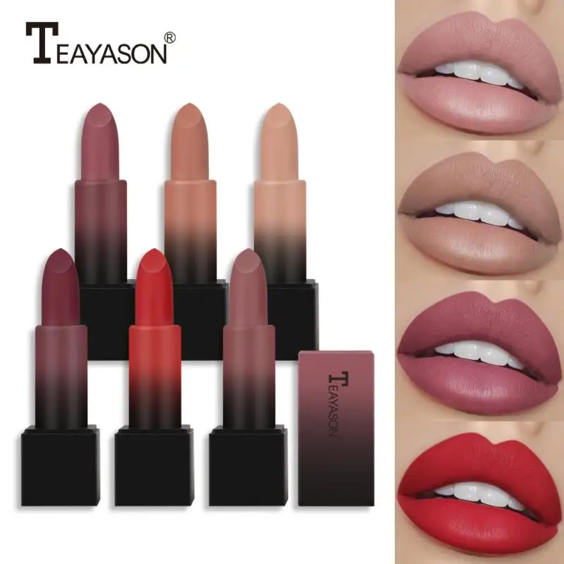 

12Color Matte Velvet Lipstick Set Waterproof Long Lasting Non-stick Cup Sexy Lip nude Moisturizing Makeup Lipstick Maquillaje