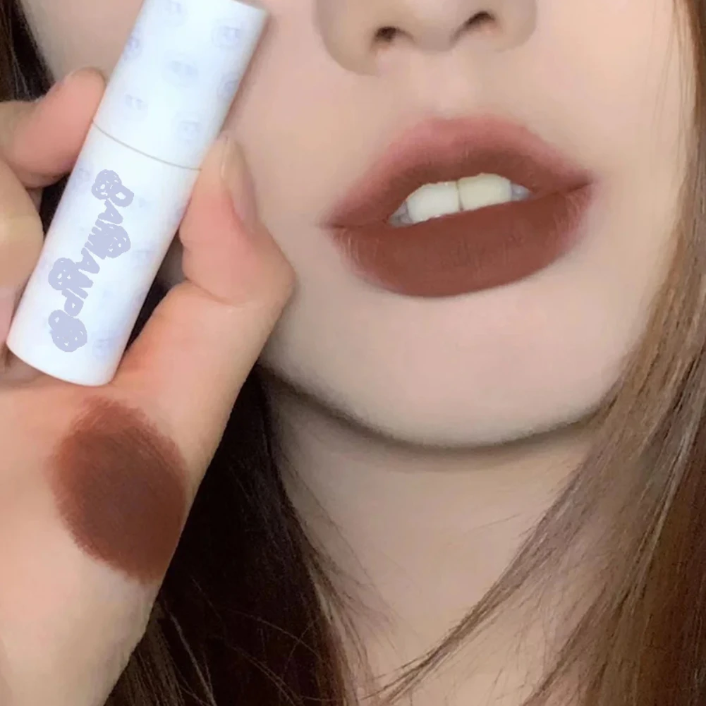 

ELECOOL Black Brown Lip Gloss 5 Color Matte Liquid Lipstick Mud Lip Tint Makeup Lasting Waterproof Korean Cosmetics Maquillaje