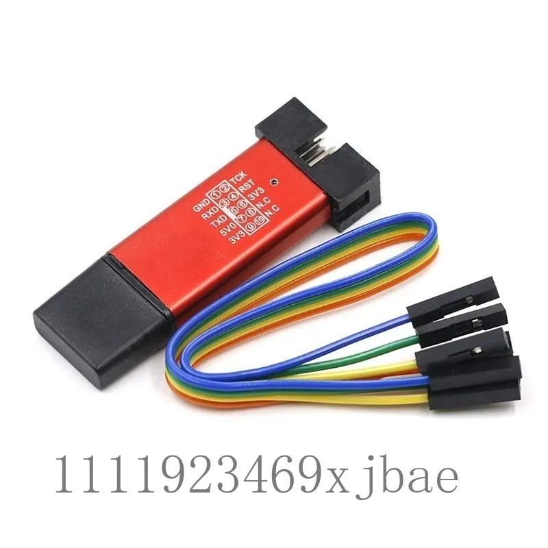 Фото Кабель для автоматического загруза STC, USB-TTL программатор для микроконтроллеров, с функцией холодного запуска, STCISP, полностью изолированный тип №4