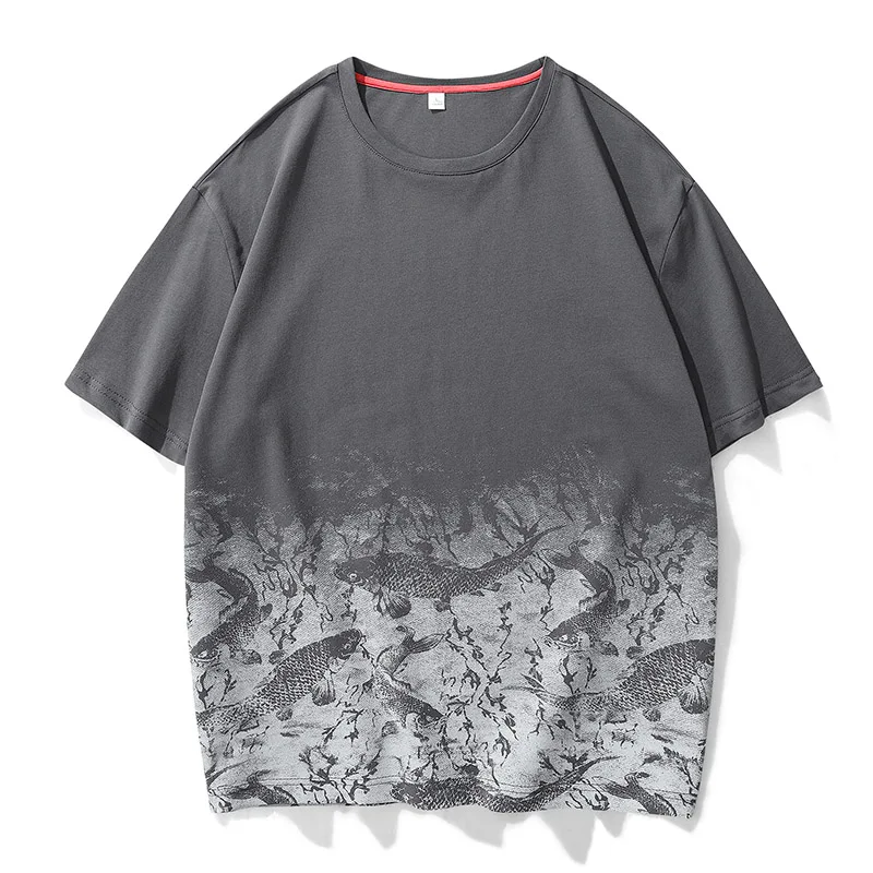 

Real Shot Short SleeveTT-shirt Men's Summer Fashion Brand TrendyinsLoose-Fit2021Half Sleeve Ice-Feeling T-shirt Easy Matching Cl