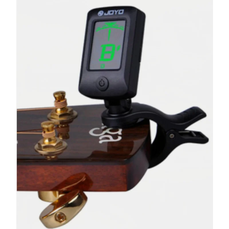 

Guitar Tuner Digital Clip-On Tone Tuner for Electric Bass Violin Universal 360 Degree Rotatable Sensitive Built-in Batte