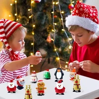 1pcs clockwork toy walking santa elk penguin christmas xmas gift present birthday christmas party decor kids favor noel gifts