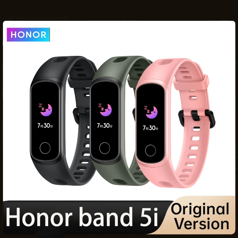 

Original Huawei Honor Band 5i Smart Wristband AMOLED Huawe honor smart watch sleep swimming sport tracker SpO2 Blood Oxygen
