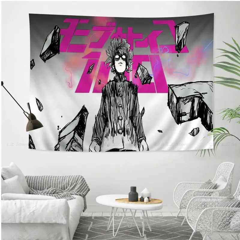 Настенный Гобелен из аниме Mob психоделия 100 для гостиной дома и общежития Decor