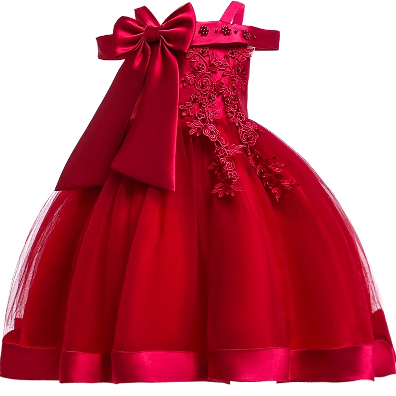 

Детские платья на Рождество, Хэллоуин, одежда, шелковое платье принцессы с вышивкой для маленьких девочек, элегантные платья для девочек с ц...