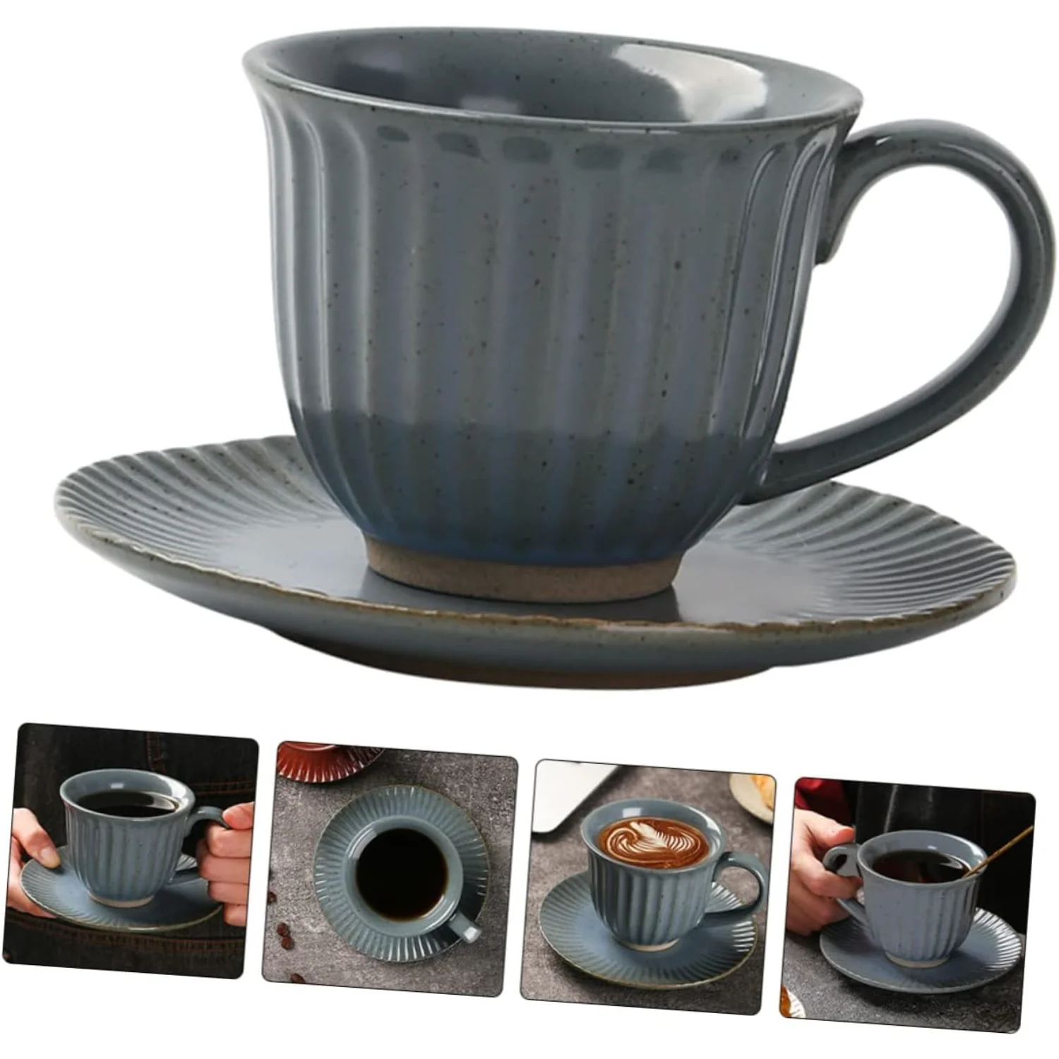 1 комплект кофейных чашек и блюдец фарфоровые кофейные кружки винтажные стаканы