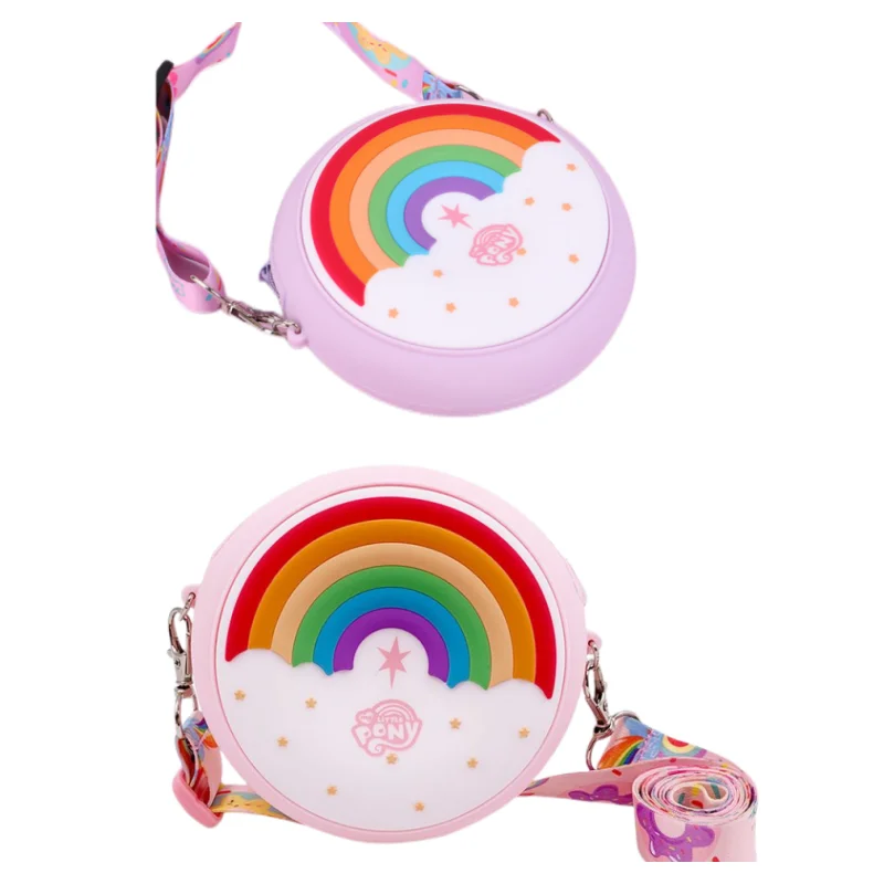 

My Little Pony Cute Trendy Children's Bag Girl Kawaii Personalized Coin Purse Princess Cartoon Donut Girl Messenger Bag Gift