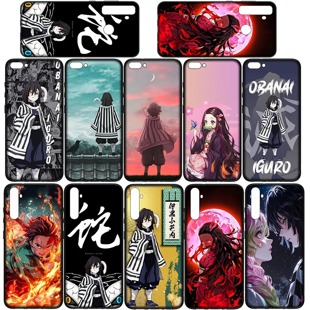 Чехол для телефона Iguro Obanai Demon Slayer Nezuko Xiaomi Redmi Note 13 8 7 12 Pro A3 13C 12C 14C 8A 7A 8T A3X 4G 5G Case