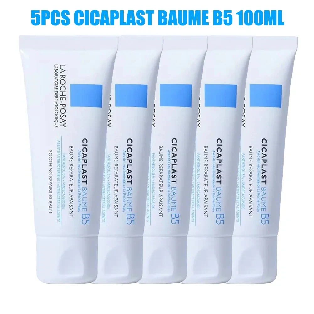 

5PCS La Roche Posay B5 40ml 100ml Moisturizing Romoving Acen Cream Soothes Sensitive Skin Centella Repair Redness Dryness For
