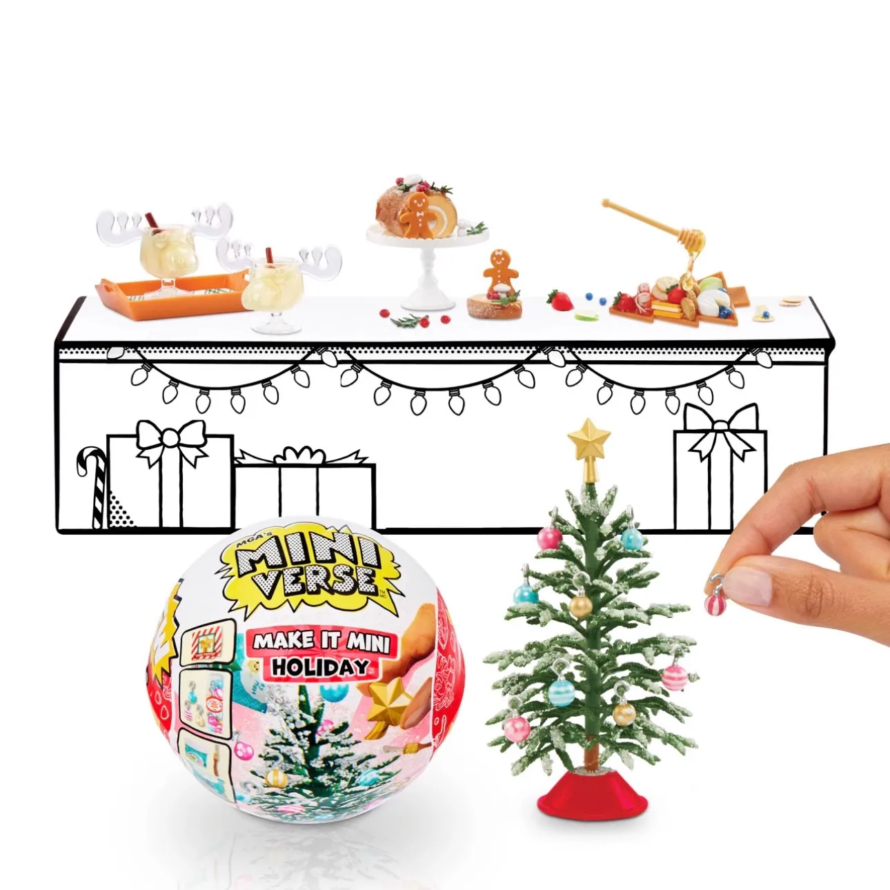 Мини фигурки Mga Miniverse Mystery Box Fugure Christmas Limited Series Make It