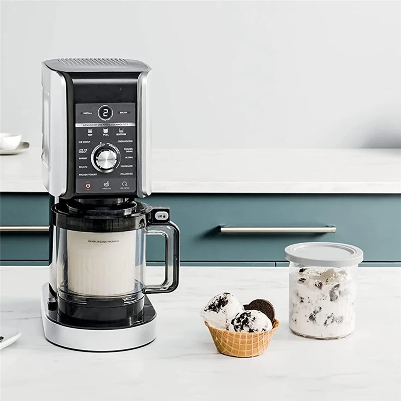 4 шт. пинты и крышки для мороженого Creami NC500 NC501 контейнер еды морозильная камера