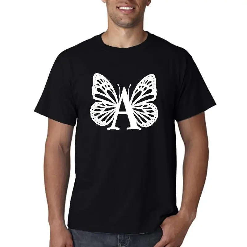 

Новые женские топы с круглым вырезом, женские топы с принтом бабочки и надписью, женские топы с индивидуальным рисунком, женские футболки