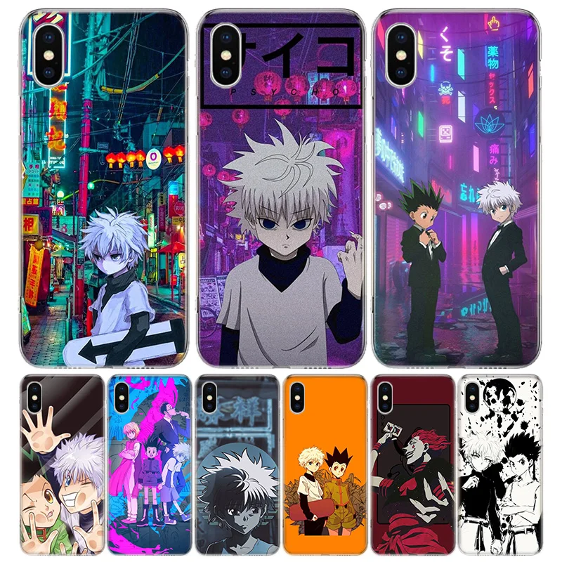 

Anime Hunter x Hunters Anime Cover Phone Case For iPhone 11 Pro Max 13 12 Mini 6 X 8 6S 7 Plus XS + XR 5S SE Art Coque