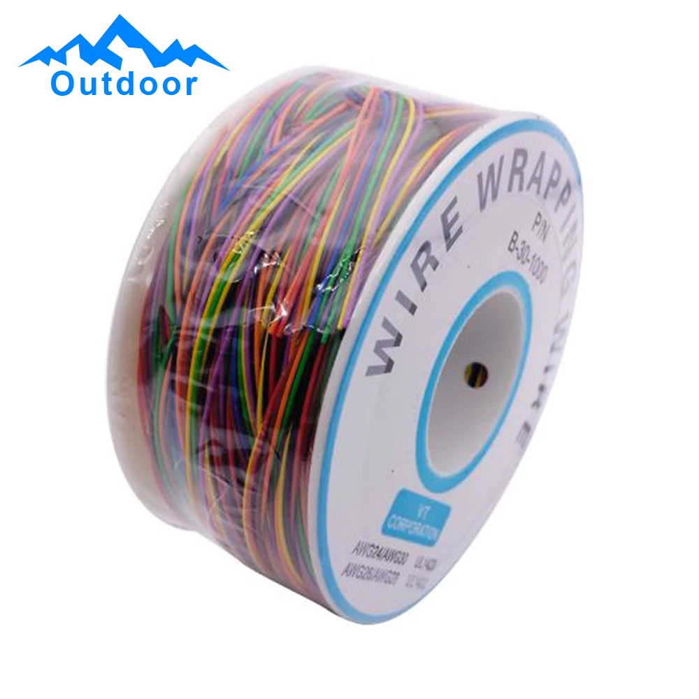 

Кабельная линия Gaqqee 30AWG 8-цветная 250м