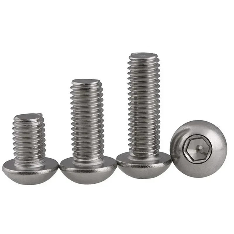 M8 8 мм - 1 25 Метрические винты с шестигранной головкой из нержавеющей стали 304 болт