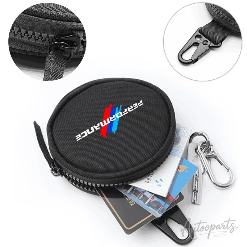 Фото Для BMW E36 E87 E61 3 5 7 Серии E91 E53 E34 E83 328i E46 E90 E60 E39: Тактический кошелек-ключница для автомобиля, уличная сумка для хранения №2