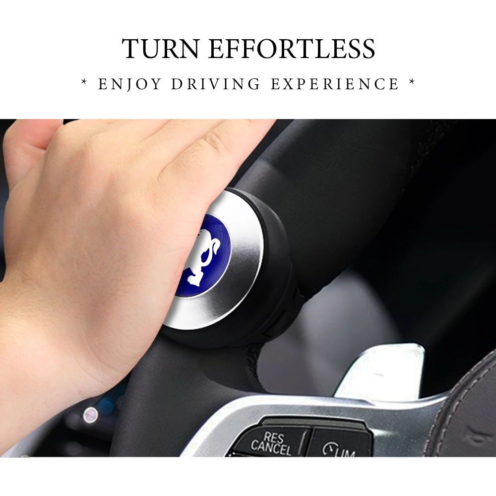 

Car Turning Steering Wheel Booster Spinner Knob 360° Rotation Silicone Bearing Handle Ball For Peugeot 107 408 508 2008 3008 208