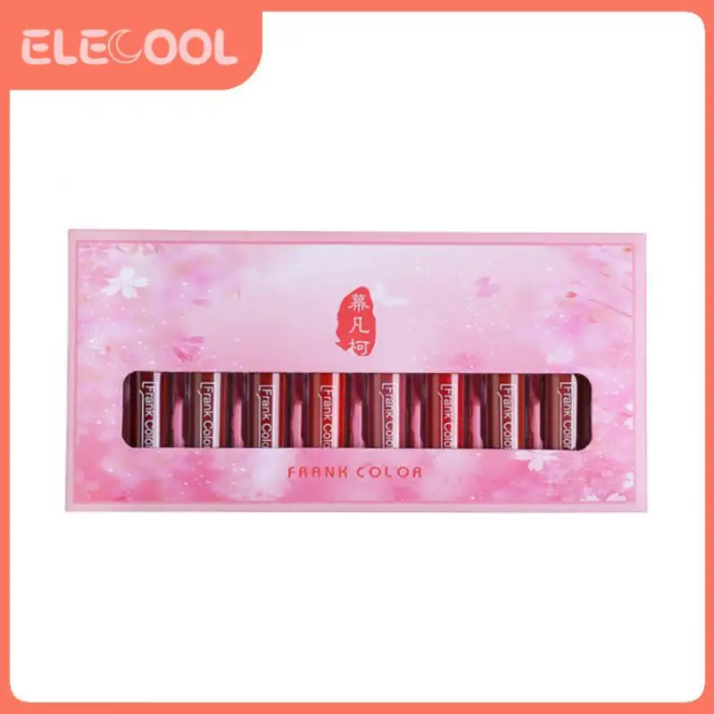 

Набор блеска для губ, 8 шт., бархатная Матовая жидкая помада, водостойкая стойкая Глянцевая губная помада, набор инструментов для макияжа губ для людей общего назначения