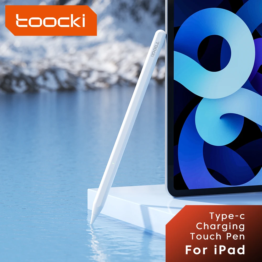 

Стилус Toocki Apple pencil 2 и 1, универсальный, для iPad 2021, Air 2, iPad Pro 11, 12,9, планшетов на IOS, Android