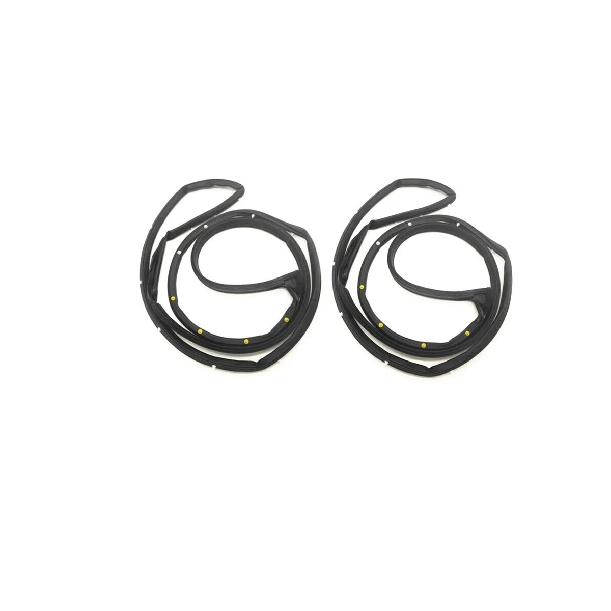 

2Pcs Front Left Right Side Door Weatherstrip Moulding Seal 72310-TA5-A02 for Honda Accord Sedan